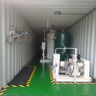 1 -100Nm3/h 질소 용량 PSA 질소 발전기 제어 전원 0.2kw 220v 50Hz 산업용